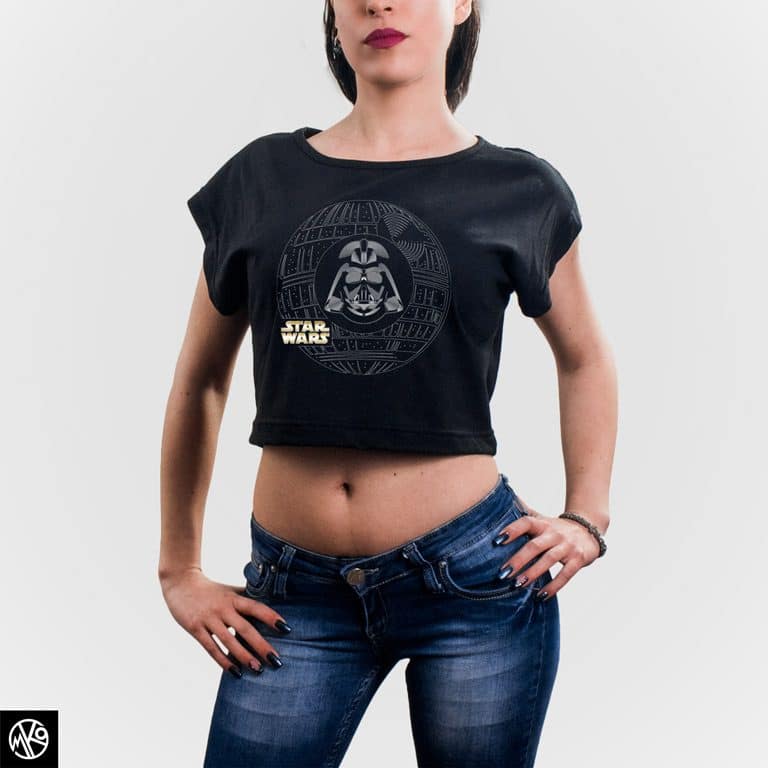 Darth Vader Death Star Crop Top majica