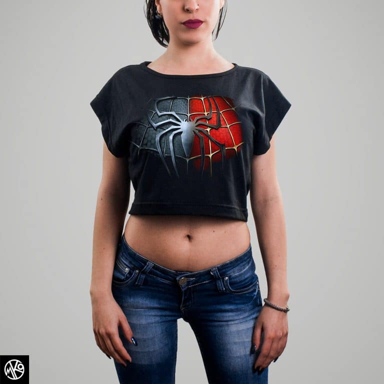 Spiderman Grudi Crop Top majica