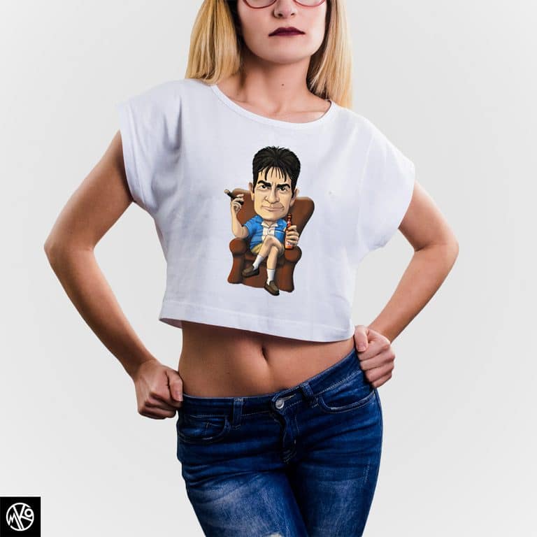 Charlie Sheen Crop Top majica