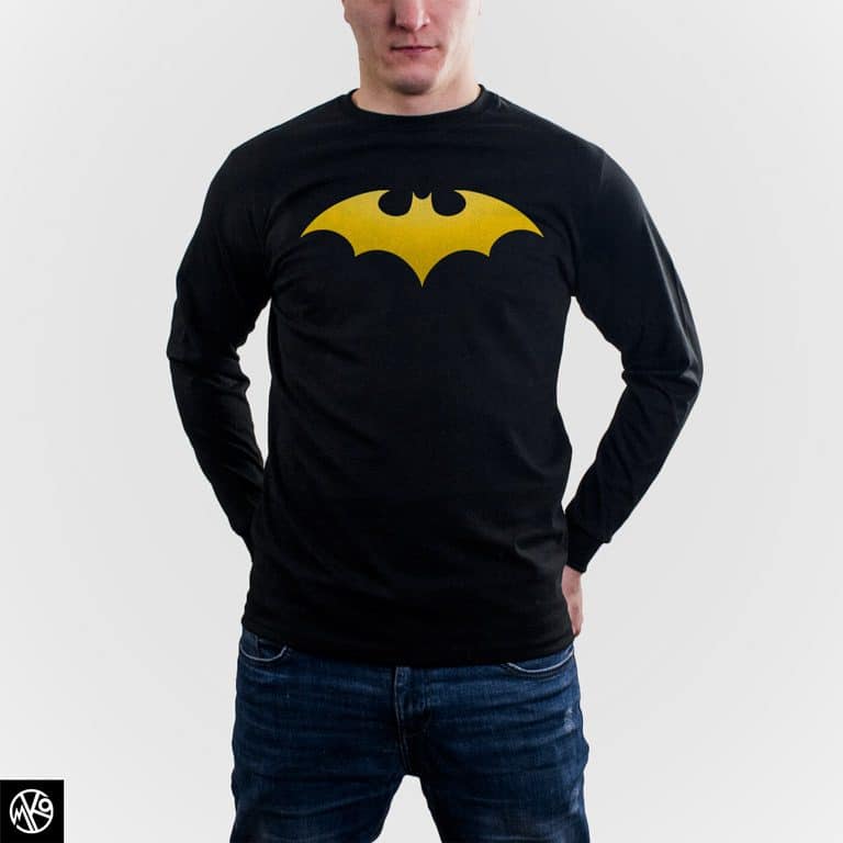 Batman Logo Retro majica dugi rukav