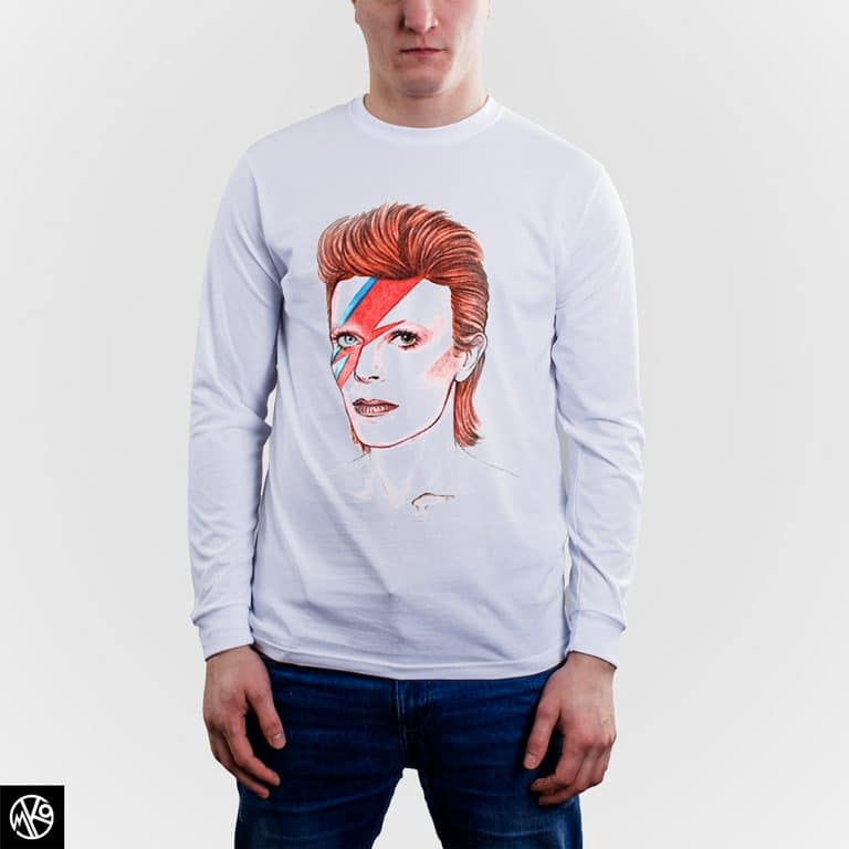 David Bowie majica dugi rukav