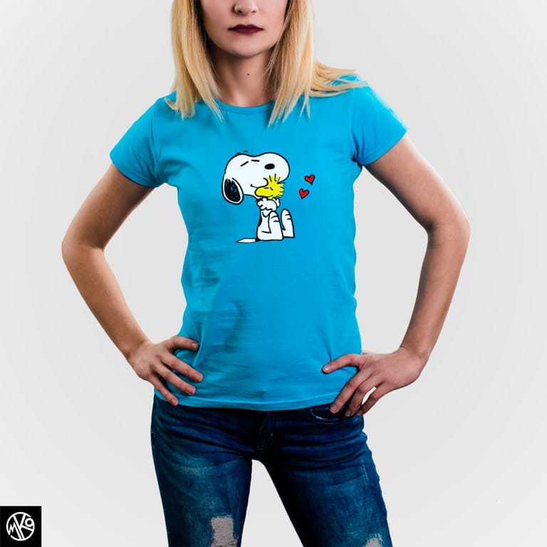 Snoopy and Bird majica