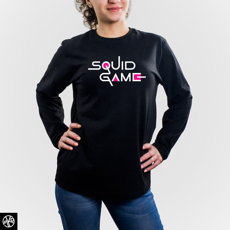 Squid Game Logo majica dugi rukav